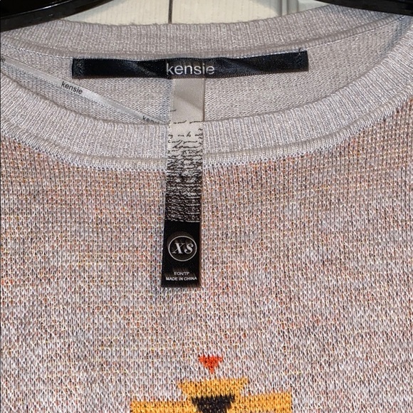Kenzie- Tribal Print Long Sleeve Light Sweater - Picture 3 of 3